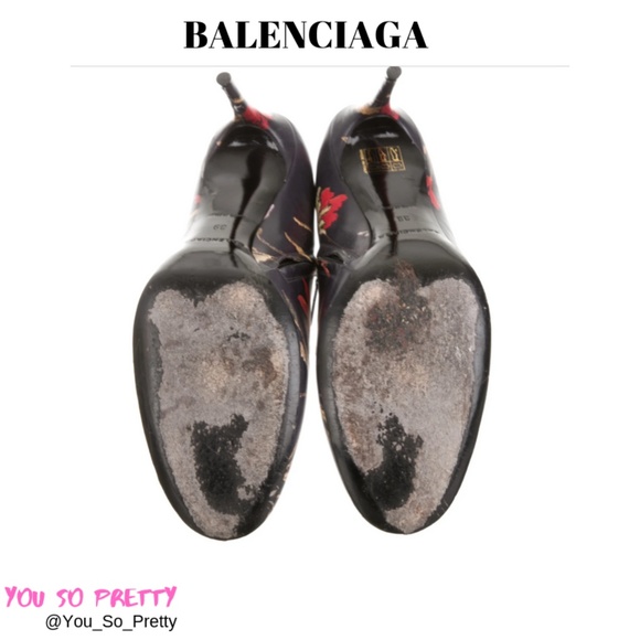 BALENCIAGA FLORAL ANKLE BOOTS - Picture 5 of 6